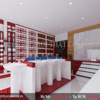 Thiết kế nội thất shop thiết bị vệ sinh - Anh Dũng – Điện Biên